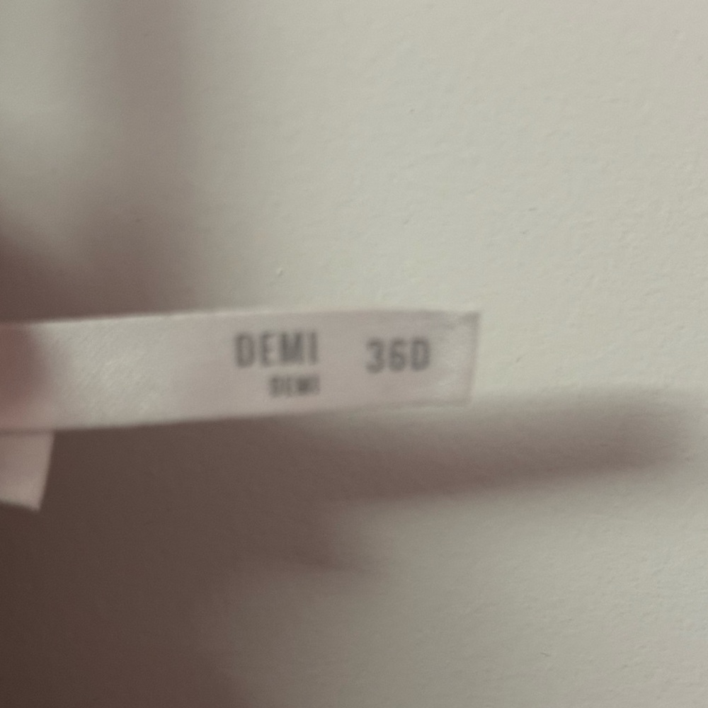 NWT AERIE REAL HAPPY DEMI LIGHTLY LINED LACE BRA - Picture 8 of 10
